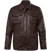 Boston Park Lederjacke in pinienbraun | Gr.: 60/62