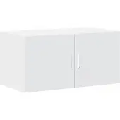 vidaXL Wandschrank Weiß 80x42,5x40 cm Holzwerkstoff