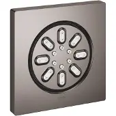 GROHE Seitenbrause 26802 Rainshower Aqua eckige Form hard graphite, 26802A00 26802A00