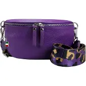 Florence Gürteltasche Leder violett, mehrfarbig ca. 25cm | Gr.: onesize