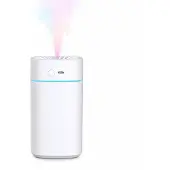 INF Wiederaufladbarer Aroma Diffuser Luftbefeuchter mit Ambient Licht Weiß