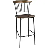 Bolero Scandi Hohe Hocker Schwarz 2Er-Pack (2 Stück)