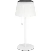 Eglo Solar Tischleuchte Scordiano, Outdoor Akku Tischlampe mit Zugschalter, kabellose Solarlampe für außen, warmweiß - kaltweiß, IP44