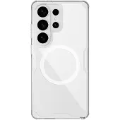NILLKIN Etui Nature TPU Pro kompatybilne z MagSafe na Samsung Galaxy S26 Ultra - białe