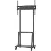 Techly EFB TV Wagen fur LCD/LED/Plasma TV 81,28cm 32Zoll - 177,8cm 70Zoll mit einer Ablage