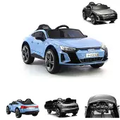 Es-toys Kinder Elektroauto Audi E-Tron GT, EVA-Reifen, Softstart, Stoßdämpfer