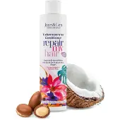 Jean & Len Conditioner Repair Kokosöl/Macadamia, Frauen, Nicht-professionelle Haarspülung, Sprödes Haar, beschädigtes Haar, Stumpfes Haar, Alle Farben, Schutz, Reparatur, 300 ml