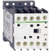 Schneider Electric Kontaktor 2,2kW, 400V AC, 6A ved AC3, 3 polet, 1NO, styrespænding 400V AC