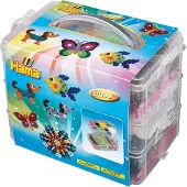Hama Midi Perlenbox - 22x15x19 - 12.000 st. + 3 Perlen Steckplat - - One Size - Boxen