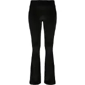 Urban Classics Leggings "Damen Ladies High Waist Velvet Boot Cut Leggings"
