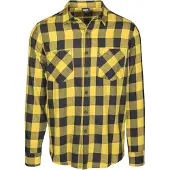 Urban Classics Kurzarmshirt "Herren Checked Flanell Shirt" 1 Stk.