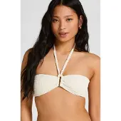 Hunkemoller Bandeau Bikini-Top St Kitts Weiß