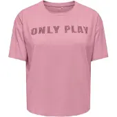 Only Play T-Shirt 'Font' in rosa | Gr.: XL
