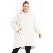 Goliving Hoodie-Decke – SnuggleHoodie – Weiß