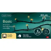 Lumineo Basic Weihnachtsbeleuchtung 80led Champagner