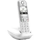 Gigaset A690, Analoges Telefon, Kabelloses Mobilteil, Freisprecheinrichtung, 100 Eintragungen, Anrufer-Identifikation, Weiß