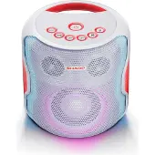 Sharp PS-919 2.1 Bluetooth-Lautsprecher, 130 Watt RMS, wasserabweisendes Gehäuse, Farbe: weiss