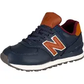 New Balance 574 Ledertrainer, Blau 40 EU