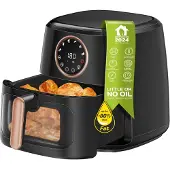 TurboTronic AF200 Digitaler Airfryer - Schwarz