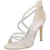 Buffalo Damen Sandalette vegan beige suede