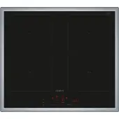 Siemens iQ500 ED645HQC1E, Schwarz, Edelstahl, Integriert, 60 cm, Zonen-Induktionskochfeld, Glaskeramik, 4 Zone(n)