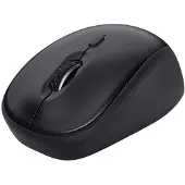 Trust Yvi+, Beidhändig, Optisch, RF Wireless, 1600 DPI, Schwarz