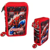 Manenti Hero Spiderman Marvel Dreifach-federmäppchen One Size