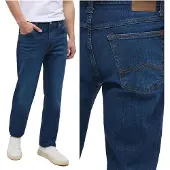 Mustang , Herren Jeanshosen, Straight fit, TRAMPER STRAIGHT, W34 L32, Blau, Jeans, baggyjeans, buggy