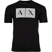 Armani Exchange für Herren. 8NZTCKZ8H4Z1200 Quadrate T-shirt schwarz (L), Lässig, Baumwolle, Kurzarm