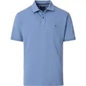 Casa Moda's Casa Moda Polo blau Baumwolle 3 Knöpfe