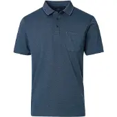 Casamoda Casa Moda Poloshirt kurzarm einfarbig dunkelblau