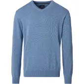 Casa Moda Pullover V-Ausschnitt Blau