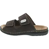 Rieker 25590-25 Herren Pantolette, Braun, Leder, NEU - Herrenschuhe Sandale / Pantolette, Braun, leder
