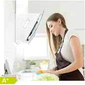 Klarstein Dunstabzugshaube Umluft/Abluft, Leise Abzugshaube, Edelstahl Wandhaube, Dunstabzugshaube mit Filter, Dunstabzugshaube 90cm, Umlufthaube mit LED-Licht, Dunstabzug Kopffrei 509 m³/h Luftstrom
