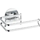Wenko Toilettenpapierhalter Turbo-Loc-System 13,5 cm Edelstahl silber