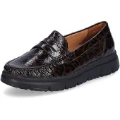 Waldlaufer Damen Slipper Pina braun leo 4,5