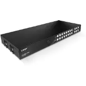 Lindy 38334, AV-Matrix-Umschalter, 3840 x 2160 Pixel, 18 Gbit/s, DTS, LPCM, Schwarz, Metall