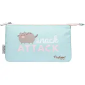 Grupo Erik Erik Editores Pusheen Foodie Collection Triple Mäppchen Blau Mann Blau One Size