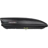 Menabo | Dachbox - 460 L - Schwarz - 195x79x36 cm - Dachträger - Tragfähigkeit 75 kg - Diebstahlsicherung
