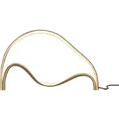 Maytoni LED Tischleuchte Plons in Messing und Weiß 12W 760lm