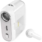 WEKOME S28 Pop Digital Series - kabellose Bluetooth V5.3 TWS-Kopfhörer mit Ladetasche und Projektor-Funktion (Weiß)