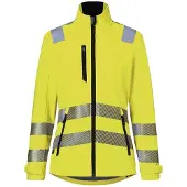 Kübler REFLECTIQ Softshelljacke Damen PSA 2 warngelb XXL - 1509 8427-34-XXL - warngelb