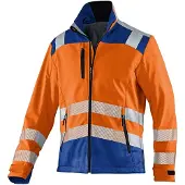 Kübler unisex Warnjacke REFLECTIQ orange, kornblau Grösse L