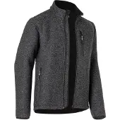 Kübler Strick Fleecejacke dunkelgrau Form 1742 Grösse S