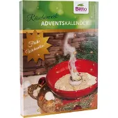 Bitto Adventskalender mit verschiedenen Räucherwerken, Rot