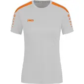 Jako Damen Trikot Power KA, Farbe:soft grey/neonorange, Größe:42