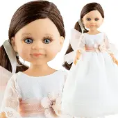 Paola Reina Puppe Amigas Cleo - Brautkleid Kommunionkleid 32 cm