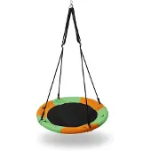 Nils Camp CAMP Storchennest-Schaukel NB5003 Orange-Grün 90 cm
