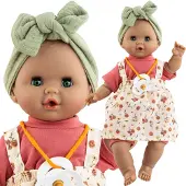 Paola Reina Puppe Blumenmuster Mechanismus 36 cm - Puppenspielzeug