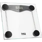Uni-T Teesa TSA0801 Elektronische Personenwaage, max. 180 kg Tragkraft, LCD-Infodisplay